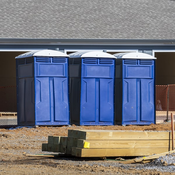 is there a specific order in which to place multiple porta potties in Alturas California